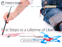 Tablet Screenshot of childrenscampus.com